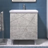 Тумба под раковину Vigo Geometry 70 016 цвет Бетон Белый