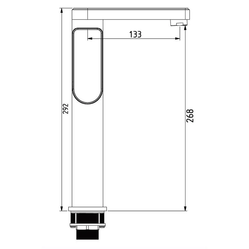 Смеситель для раковины Savol S-600716G цвет Хром