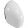 Комплект унитаза BelBagno Amanda BB051CHR+BB051SC с сиденьем Микролифт и инсталляцией Jacob Delafon E29025-NF+E4316-CP с клавишей смыва Хром фаянс подвесной