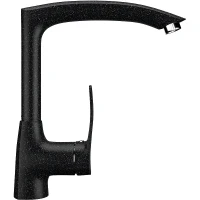 Смеситель для кухни Ulgran Classic U-005-308 Черный латунь