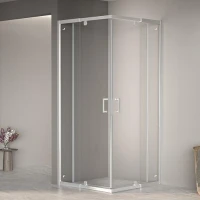 Душевой уголок RGW Passage 80x80 350803888-11, 19170188-01 профиль цвет Хром стекло прозрачное