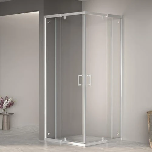 Душевой уголок RGW Passage 80x80 350803888-11, 19170188-01 профиль цвет Хром стекло прозрачное
