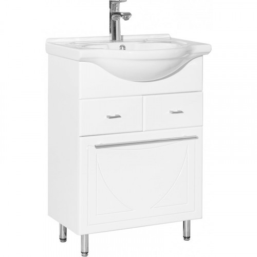 Тумба под раковину Style Line Лана 60 СС-00002253 Белая МДФ / ЛДСП