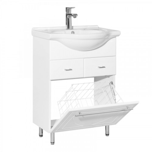 Тумба под раковину Style Line Лана 60 СС-00002253 Белая МДФ / ЛДСП