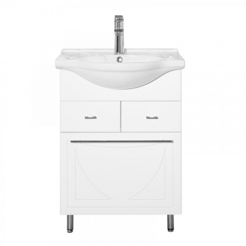 Тумба под раковину Style Line Лана 60 СС-00002253 Белая МДФ / ЛДСП