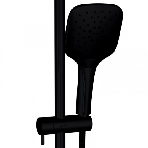 Душевая система Damixa Eclipse 931000300 Черная матовая нержавеющая сталь на стену