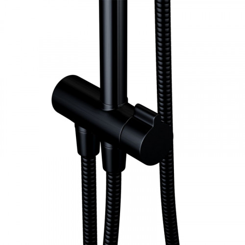 Душевая система Damixa Eclipse 931000300 Черная матовая нержавеющая сталь на стену