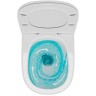 Комплект унитаза Owl 1975 Vind Cirkel-H TOWLT190302 с инсталляцией Grohe Rapid SL 38721001 с сиденьем Микролифт и клавишей смыва Хром фарфор подвесной