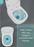 Комплект унитаза Owl 1975 Vind Cirkel-H TOWLT190302 с инсталляцией Grohe Rapid SL 38721001 с сиденьем Микролифт и клавишей смыва Хром фарфор подвесной