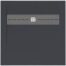 Душевой поддон из искусственного камня Allen Brau Infinity 90x90 8.21001-AM Антрацит