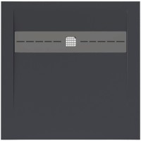 Душевой поддон из искусственного камня Allen Brau Infinity 90x90 8.21001-AM Антрацит