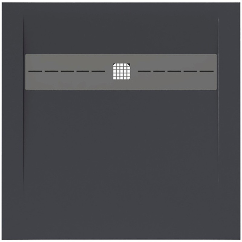 Душевой поддон из искусственного камня Allen Brau Infinity 90x90 8.21001-AM Антрацит
