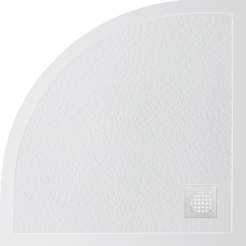 Душевой поддон из искусственного камня BelBagno Uno 80x80 TRAY-MR-UNO-R-80-550-35-W-BO Белый