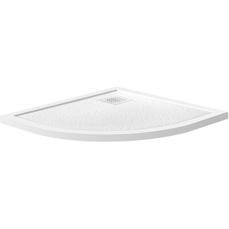 Душевой поддон из искусственного камня BelBagno Uno 80x80 TRAY-MR-UNO-R-80-550-35-W-BO Белый