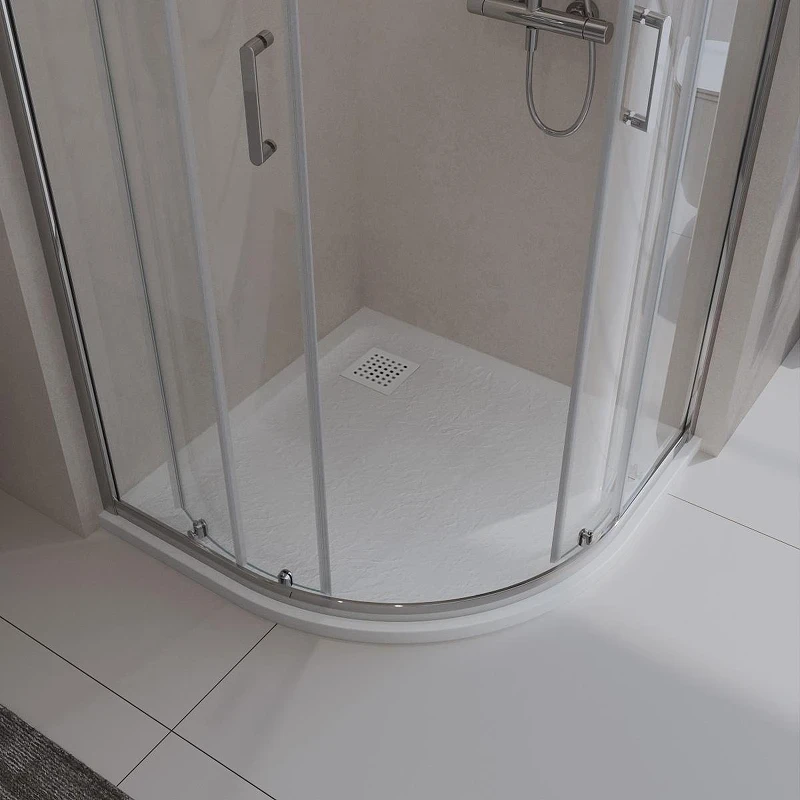 Душевой поддон из искусственного камня BelBagno Uno 80x80 TRAY-MR-UNO-R-80-550-35-W-BO Белый