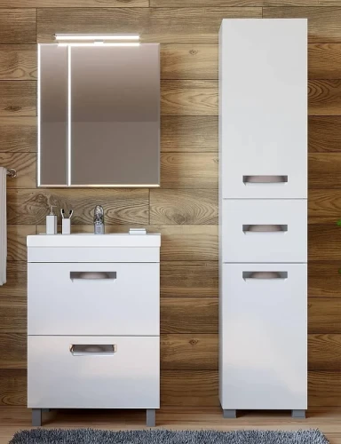 Тумба с раковиной Vigo Plaza 60 tn.PLA.FOS.60.2Y-com цвет Белый