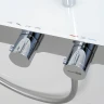 Душевая система WasserKRAFT A113.119.101.CH Thermo с термостатом Хром Белая латунь на стену