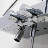 Душевая система WasserKRAFT A113.119.101.CH Thermo с термостатом Хром Белая латунь на стену
