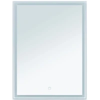 Зеркало Aquanet Nova Lite 60 242620 с подсветкой Белое МДФ / ЛДСП, стекло