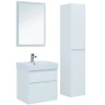 Зеркало Aquanet Nova Lite 60 242620 с подсветкой Белое МДФ / ЛДСП, стекло