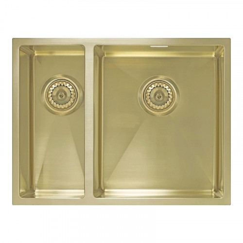 Кухонная мойка Seaman Eco Marino 57,5 L SME-575DL-LG.A цвет Светлое золото сатин