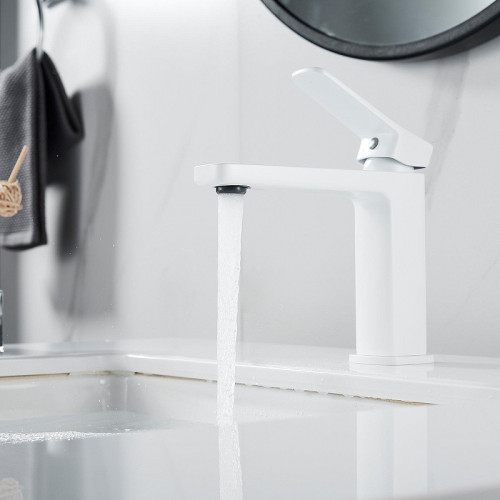 Смеситель для раковины Shevanik S9901C цвет Белый