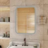 Зеркало Континент Glamour 700х800 ЗЛП4336 с подсветкой с сенсорным выключателем стекло