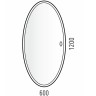 Зеркало Corozo Ориго 120 LED SD-00001277 с подсветкой с сенсорным выключателем МДФ / ЛДСП, стекло