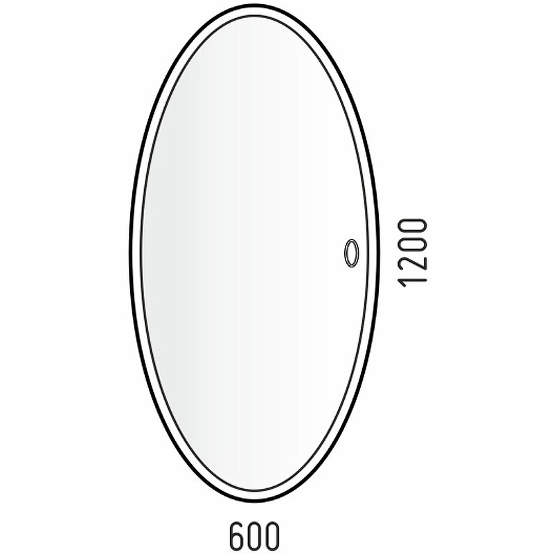 Зеркало Corozo Ориго 120 LED SD-00001277 с подсветкой с сенсорным выключателем МДФ / ЛДСП, стекло