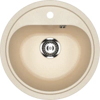 Кухонная мойка Ulgran Classic U-700-328 Бежевая искусственный камень (литьевой мрамор) встраиваемый