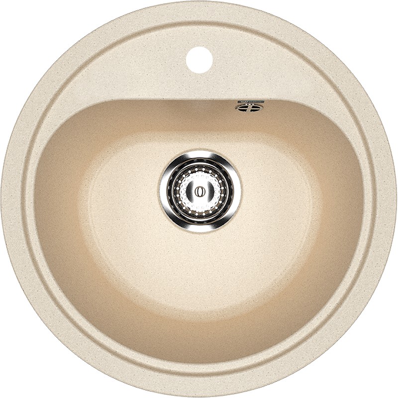 Кухонная мойка Ulgran Classic U-700-328 Бежевая искусственный камень (литьевой мрамор) встраиваемый