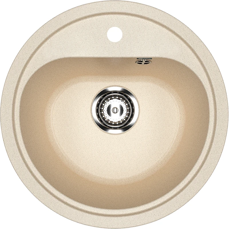 Кухонная мойка Ulgran Classic U-700-328 Бежевая искусственный камень (литьевой мрамор) встраиваемый