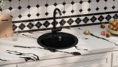 Кухонная мойка Ulgran Classic U-700-328 Бежевая искусственный камень (литьевой мрамор) встраиваемый