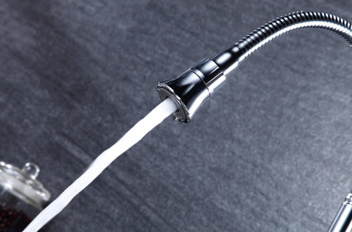 Смеситель для кухни Lemark Linara LM0413C Хром латунь