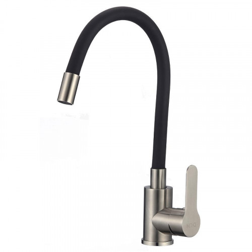 Смеситель для кухни D-Lin H155316-1 цвет  Сатин  Черный матовый