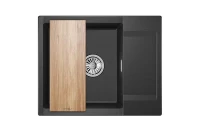 Кухонная мойка Granula Estetica 62 6202 цвет Черный