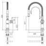 Смеситель для кухни Shouder Bizans 0230806 Золото