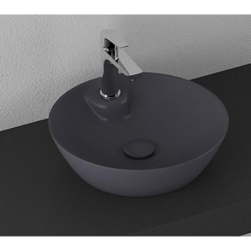 Раковина накладная Isvea SistemaY 45 10SY65045-2C цвет Антрацит матовый