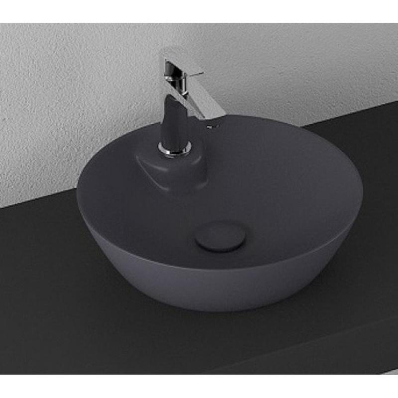 Раковина накладная Isvea SistemaY 45 10SY65045-2C цвет Антрацит матовый