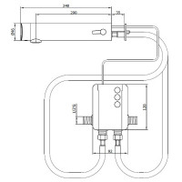 Смеситель для раковины Nofer 07361M.B