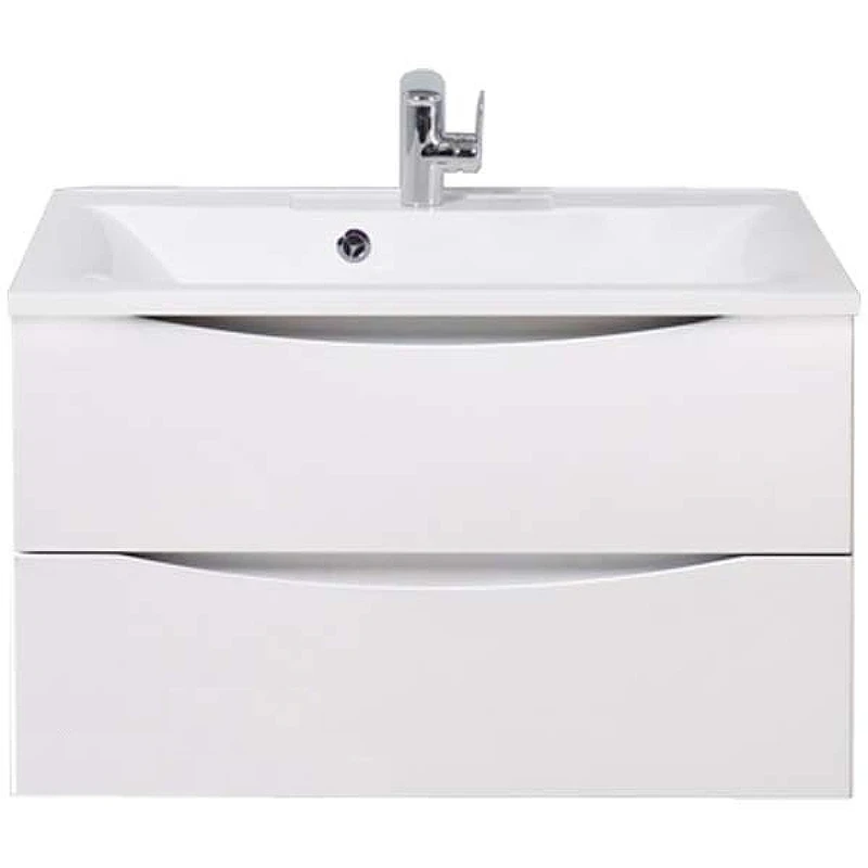 Тумба под раковину BelBagno Marino 80 MARINO-800-2C-SO-BO-P подвесная Bianco Opaco МДФ / ЛДСП