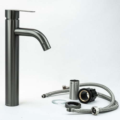 Смеситель для раковины Fmark FS8211Q цвет Графит