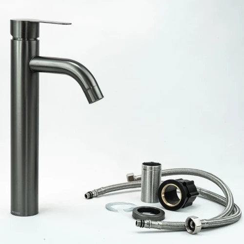 Смеситель для раковины Fmark FS8211Q цвет Графит
