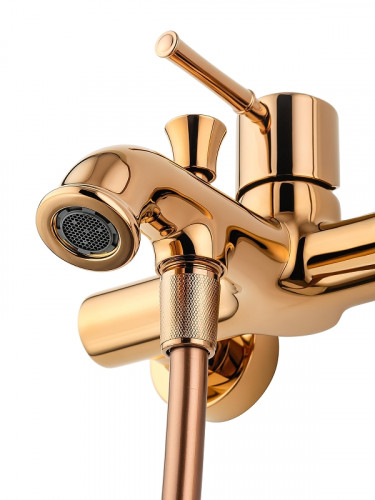 Смеситель для ванны Wonzon & Woghand Tor WW-88037073-RG цвет Розовое золото