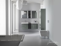 Тумба под раковину Jacob Delafon Reve 79 EB1135-G95 подвесная Оливковый МДФ / ЛДСП