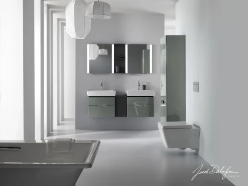 Тумба под раковину Jacob Delafon Reve 79 EB1135-G95 подвесная Оливковый МДФ / ЛДСП