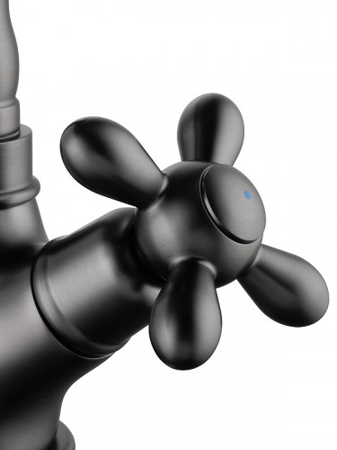 Смеситель для раковины Wonzon &amp; Woghand Retro WW-88139020-BGM цвет Темный графит