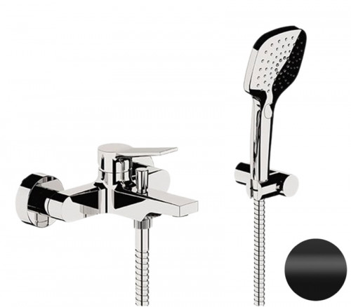 Смеситель для ванны Remer Slash Dot SL02NO цвет Черный матовый