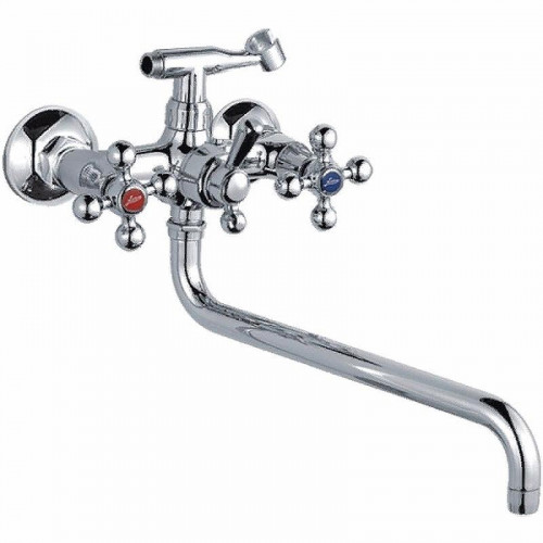 Смеситель для ванны Ledeme H19 2619-2L универсальный Хром