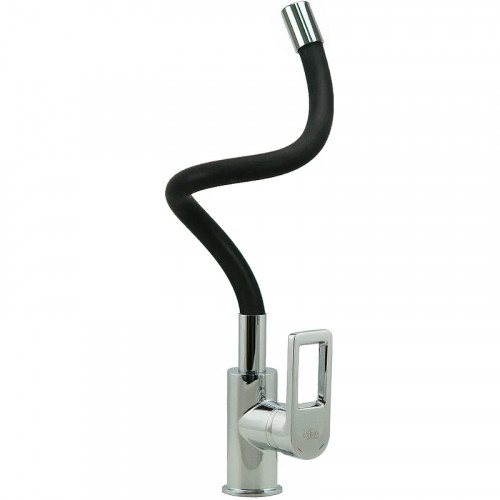 Смеситель для кухни Rossinka Z35-35U-Black Хром Черный латунь